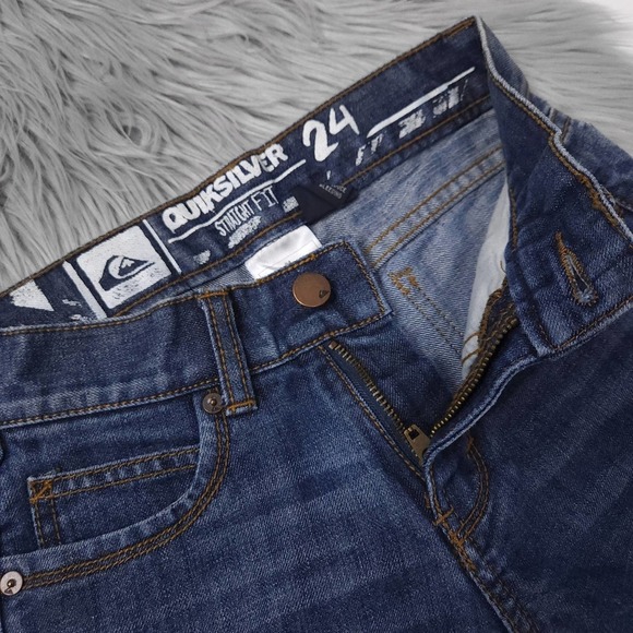 Quicksilver Straight Fit Medium Wash Denim Jeans size 24 - Picture 4 of 7